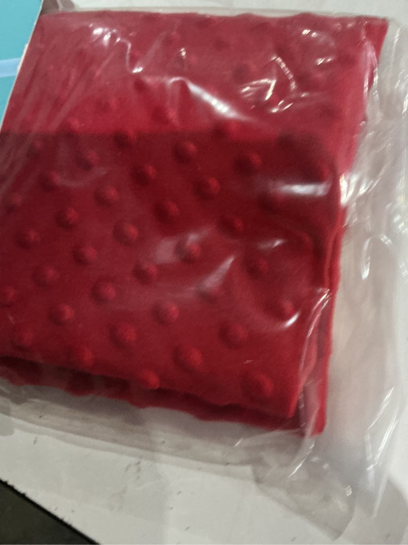 Condition photo showing Good Condition for pro goleem baby soft minky dot blanket with silky satin backing baby gifts for boys and girls (red, 30’’ x 40’’)