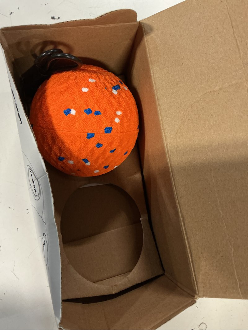 Condition photo showing Good Condition for (incomplete )2-pack interactive dog toys, smart automatic bouncing vibrating washable dog ball, durable pet-safe e-tpu material, type-c charging, anti boredom dog toys to keep them busy for medium & large dogs grid pattern