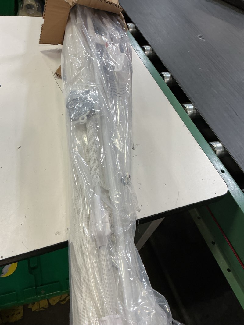 Condition photo showing Good Condition for miumoon 200 inch retractable baby gates 37 inch tall, retractable gate with reinforced strip design to prevent crawling through, 16 ft outdoor retractable gates, extra wide retractable gate for garage white 37" tall x 200" wide