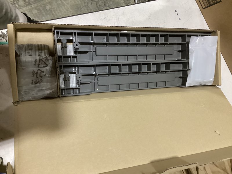 Condition photo showing Good Condition for samsung stacking kit for 27” wide front load washer and dryer combo, small space saving solution for stackable laundry machine sets, all parts included, skk-8k
