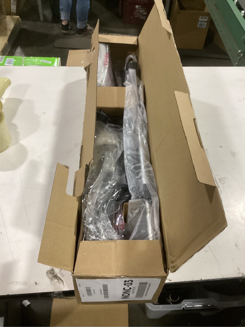 Condition photo showing New/Like New for Amazon Basics 2-in-1 Corded Stick Vacuum Cleaner, Convertible to Handheld, Lightweight (3.9 LBS), with Washable Filter, Crevice Tools, 0.5L Dust Cup, 19.7-Ft Cord, 300W, Black Vacuum Cleaner Only