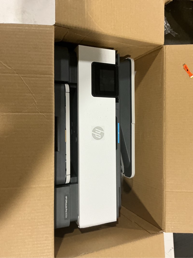 Condition photo showing As Is for hp officejet pro 8125e wireless all-in-one color inkjet printer, print, scan, copy, adf, duplex printing best-for-home office, 3 month instant ink trial included, ai-enabled (405t6a)