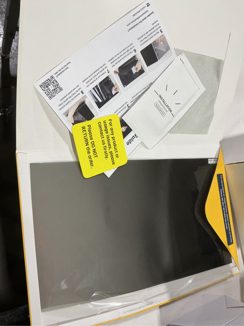 Condition photo showing New/Like New for F FORITO 15.6 Inch Laptop Privacy Screen Protector, 360° Anti Peeping and Anti Glare Laptop Privacy Shield Compatible with 15.6" HP/Lenovo/Dell/Acer/ASUS/Thinkpad with 16:9 Aspect Ratio 15.6 Inch Computer with 16:9 Aspect Ratio