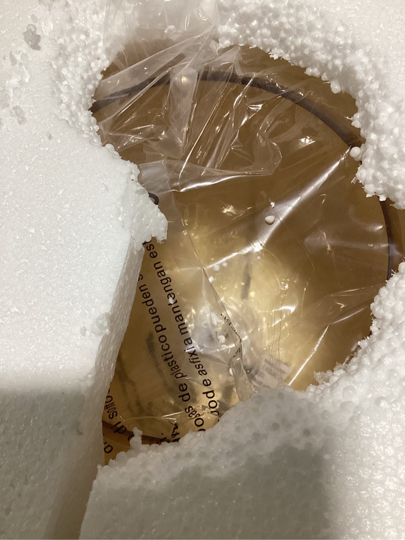 Condition photo showing Good Condition for Light Brown Glass Pendant Lights Kitchen Island Globe Pendant Light Fixtures Modern Pendant Lighting for Bedroom Living Dining Room Light Fixture (9.84 in, 2 Pack) Light Brown 2 Pack 9.84in