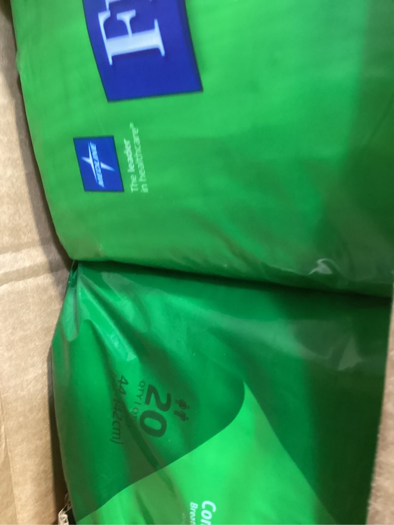 Condition photo showing New/Like New for fitright adult diapers, extra+ heavy absorbency, l (waist size 44in-56in), 80 count, optifit incontinence briefs for men and women, disposable, moisture-wicking, leak protection. 80 count large