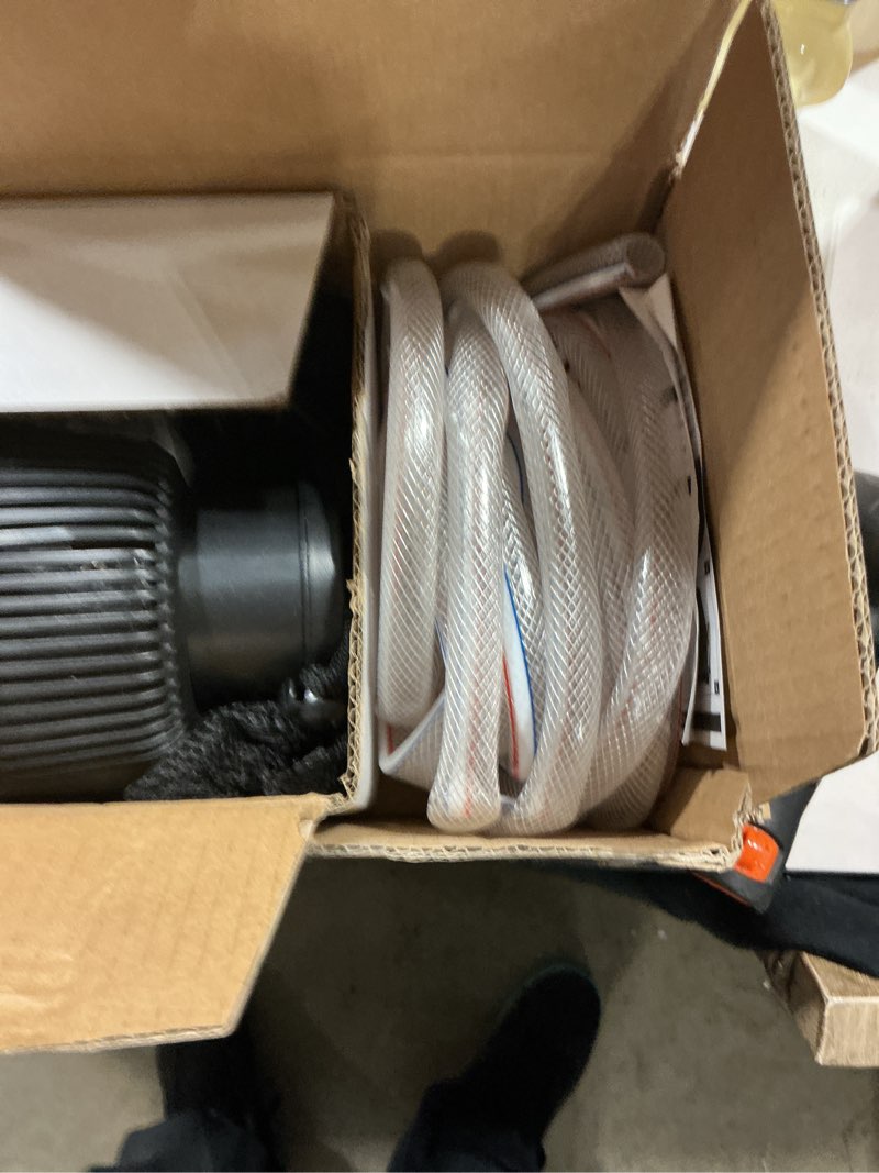 Condition photo showing Good Condition for agiiman 850gph pool cover pump, submersible sump pump above ground | 16ft drain hose, 25ft power cord, 3 adapters, compact design, fast water removal for pool covers and above ground pools