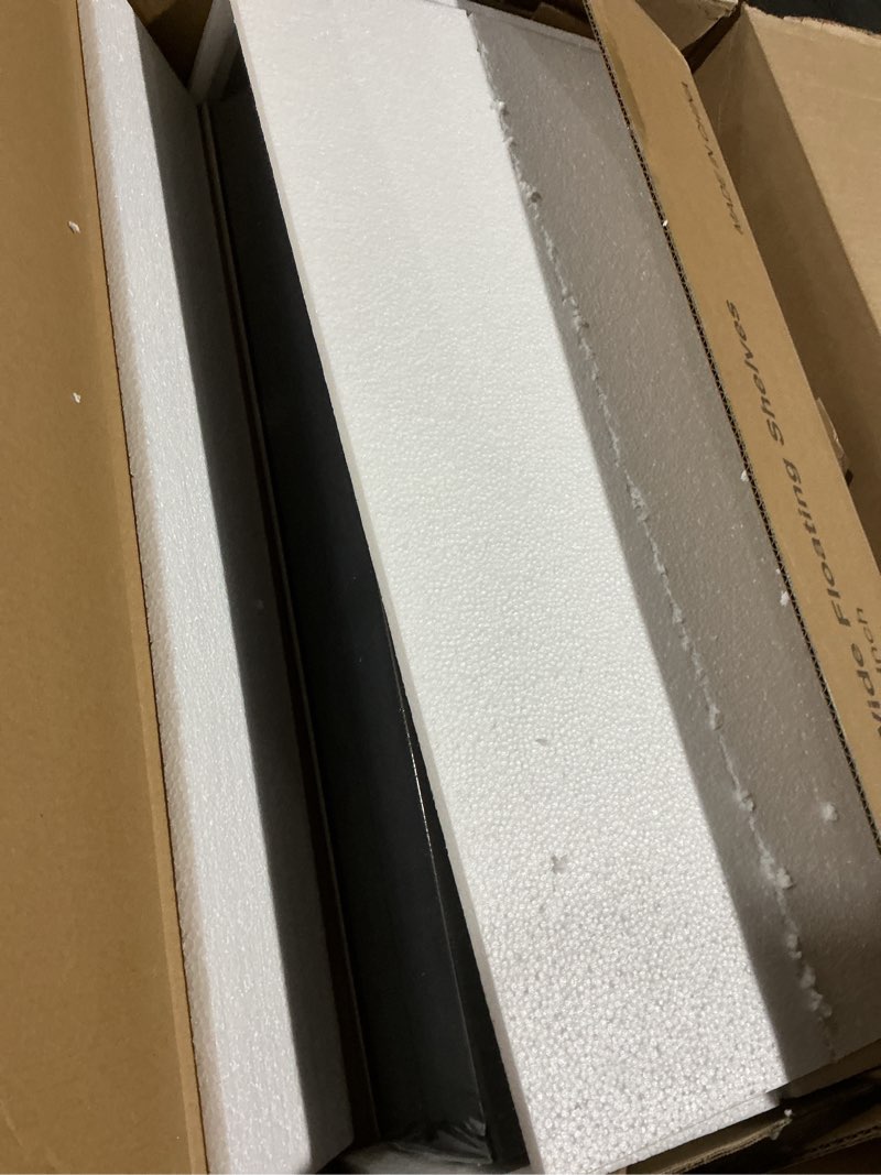 Condition photo showing Good Condition for Fun Memories 24 Inch Floating Shelves Wall-Mounted, 12 Inch Deep Wall Shelves, 24 x 12 Floating Shel