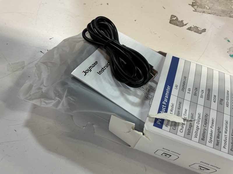 Condition photo showing Good Condition for Gifts for Men Women, Phone Stand with Bluetooth Speaker and Charging Function 360° Rotable Angle Adjustable Cell Phone Holder with HD Stereo Sound Fits All Phones,Tablet (Black)