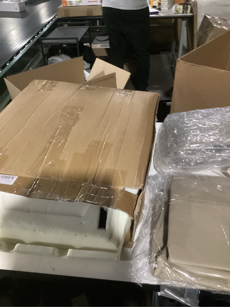 Condition photo showing Good Condition for NLQR Driver & Passenger Bottom & Top Lean Back & Driver Foam Leather Seat Covers Compatible with Cadillac Escalade Compatible with Chevy 2007 2008 2009 2010 2011 2012 2013 2014 Cashmere Tan #333 313