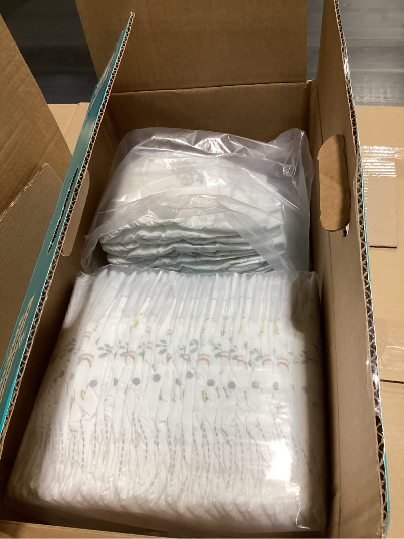 Condition photo showing As Is for Pampers Swaddlers Diapers, Size 4 (15-34 lbs), 120 Count, Absorbent, Keeps Baby Dry and Comfortable, Skin Safe Disposable Baby Diaper (Packaging May Vary) Size 4 120