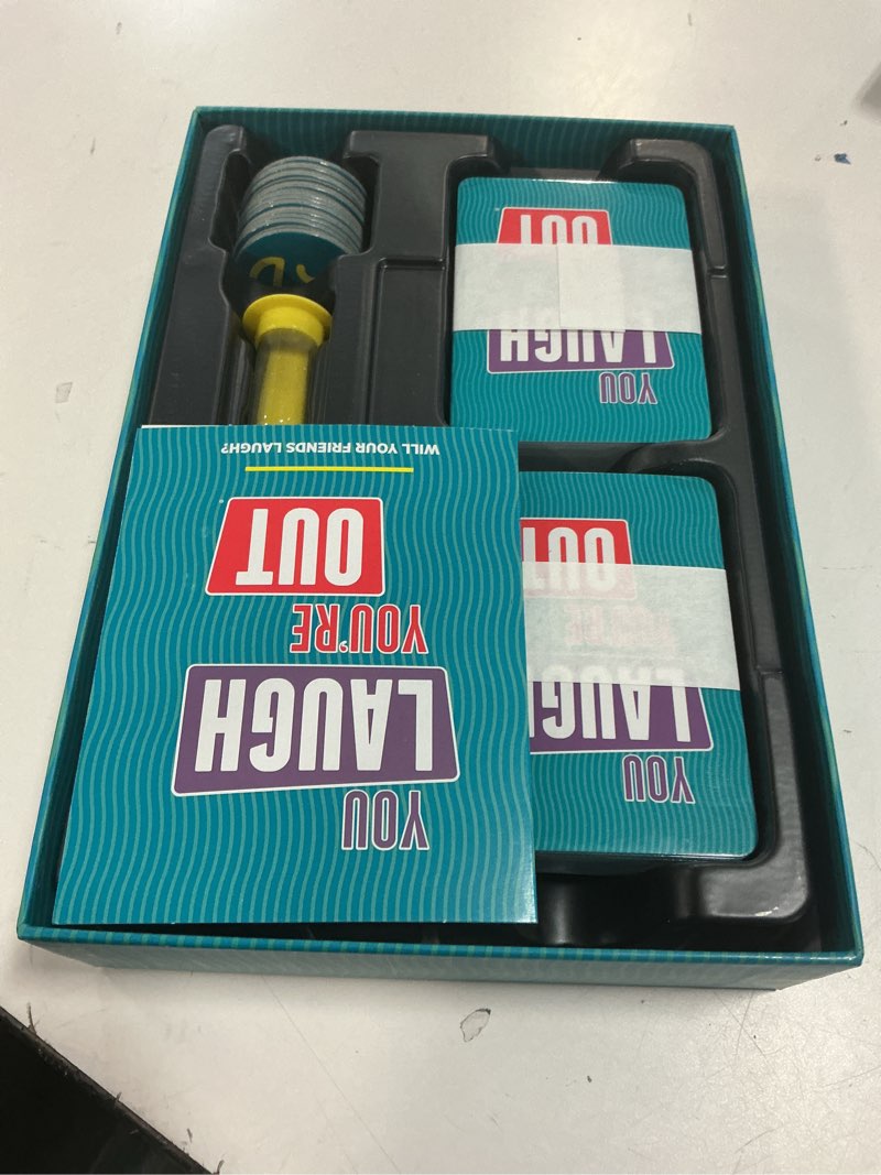 Condition photo showing Good Condition for you laugh you're out party game
