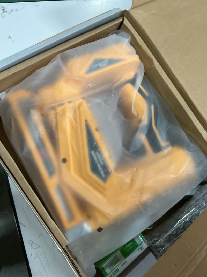 Condition photo showing Good Condition for 6-level cordless brad nailer & narrow crown stapler 2-in-1 – led light, safety pin, dewalt 20v max c