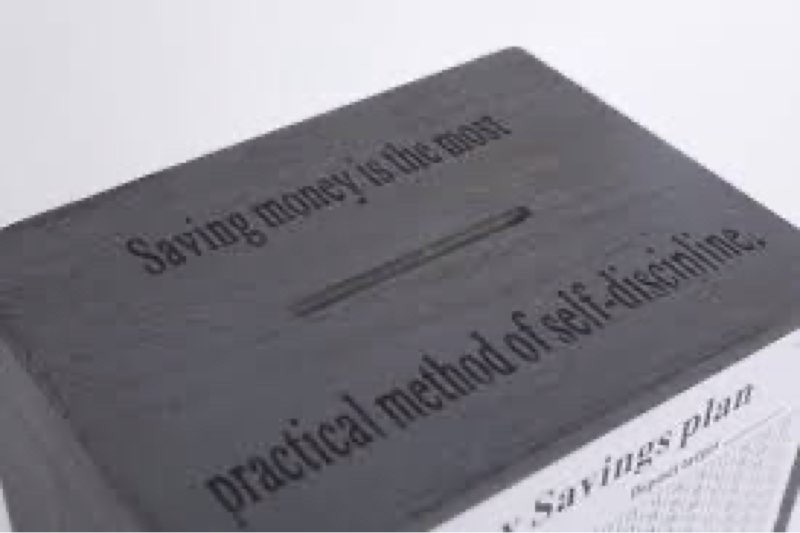 Large Piggy Bank, Adult Wooden Cash Box, 365-day Money Challenge Box, Children's Money-Saving Gift, Suitable for Travel Funds, car Funds, You can only, Grey