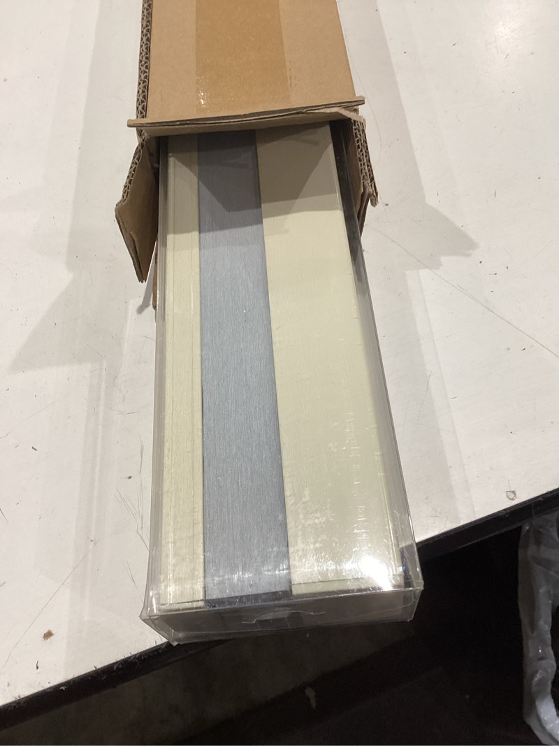 Condition photo showing Good Condition for myshade cordless blackout window blinds & shades pull down room darkening window shades light blocking honeycomb cellular shade for indoor windows easy to install 19 inch wide, h36 beige blinds color-coordinated beige 19"w x 36"h