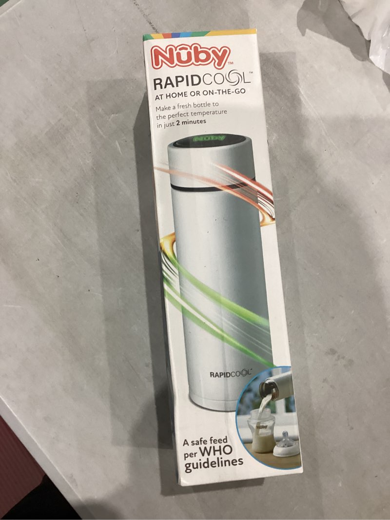 Condition photo showing Good Condition for Nuby RapidCool Portable Baby Bottle Maker - with Milk Powder Dispenser and Digital Lid - Ideal for Travel Bottles and Night Feeds - Stainless Steel