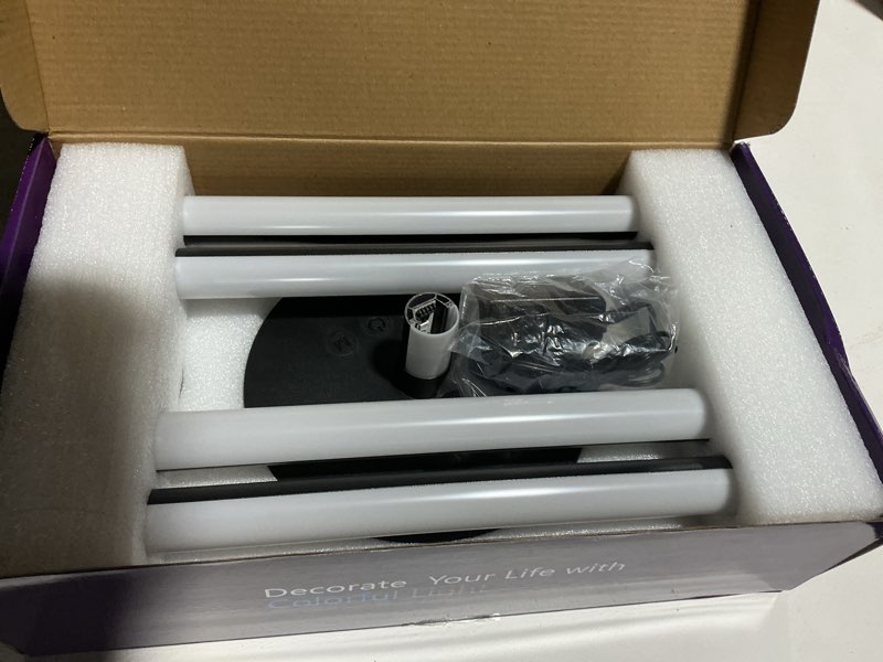 Condition photo showing Good Condition for OIYN Smart RGBICW LED Corner Floor Lamp - 16 Million DIY Colors, 68+ Scenes, Music Sync, App & Remote Control, Color-Changing Ambient Lighting for Living Rooms, Bedrooms, and Gaming Rooms 1 Pack