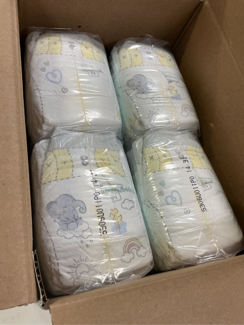 Condition photo showing Good Condition for pampers swaddlers diapers, size 0 (up to 10 lbs), 140 count, absorbent, keeps baby dry and comfortable, skin safe disposable baby diaper (packaging may vary) newborn 140