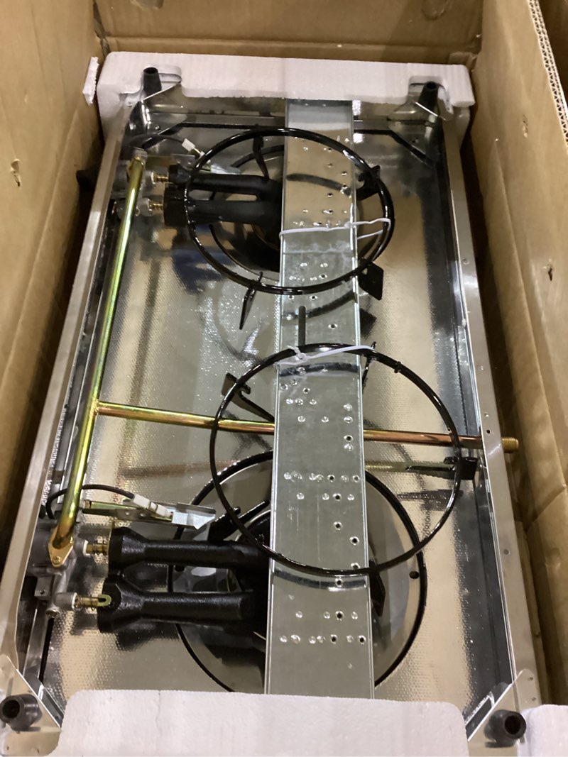 portable two-burner gas cooktop