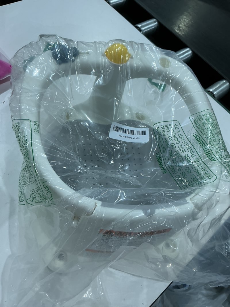 Condition photo showing Good Condition for baby bath seat for babies 6 months & up, non-slip bath seats for babies sitting up,bath tub seat with suction cups,safe & comfortable bath chair baby, gray grey