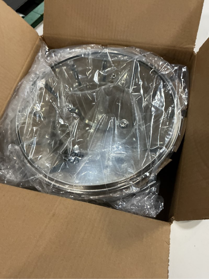 Condition photo showing Good Condition for non stick frying pans, 12-inch with lid, hybrid fajita pans nonstick,non stick skillets stainless steel, dishwasher & oven-safe, induction compatible cooking pan, pfoa free cookware 12'' w/lid