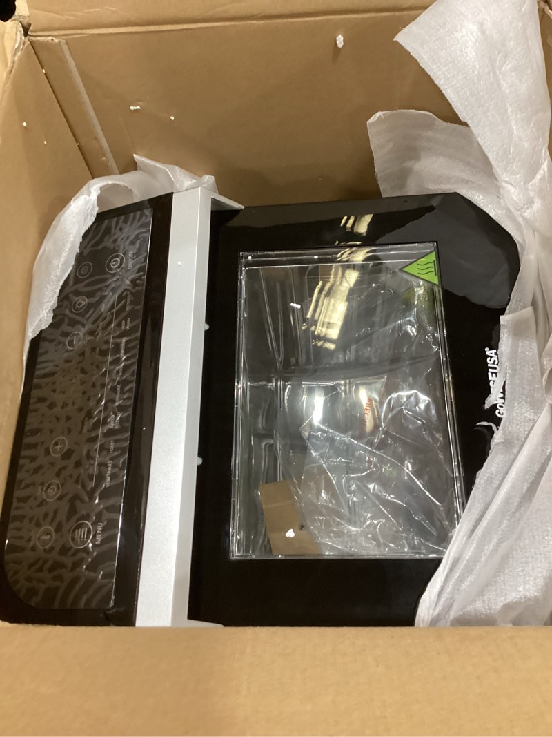 Condition photo showing As Is for gowise usa gw44800-o deluxe 12.7-quarts 15-in-1 electric air fryer oven with rotisserie and dehydrator + 50 recipes qt, black/silver 12.7-qt black/silver air fryer oven