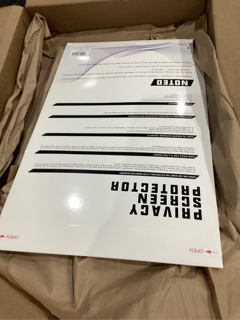 Condition photo showing As Is for 22 Inch Privacy Screen for Monitor with 16:10 Widescreen Monitor Blue Light Screen Protector - Anti-Glare - Anti-Scratch Protector Film for Data Confidentiality Privacy Shield [2 Pack] Monitor 22.0'' (16:10)