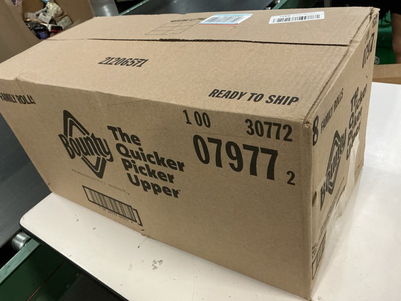 Condition photo showing New/Like New for amazon basics fsc-certified 2-ply septic-safe toilet paper, soft, 350 sheets per roll, 30 rolls = 185 regular rolls 350 sheet (pack of 30)