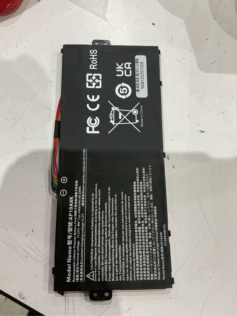 Condition photo showing Good Condition for 40.22wh ap19a8k laptop battery for acer chromebook spin 511 r752t r752tn series spin cb311-9h cp311-3h cp311-2hn cp311-2h-c18d cp311-2h cp311-1hn cp311-1h-c186 cp311-1h series 11.55v
