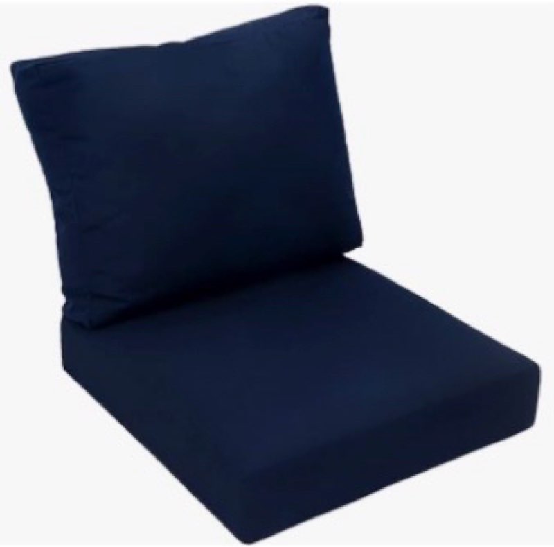 navy blue outdoor cushion 