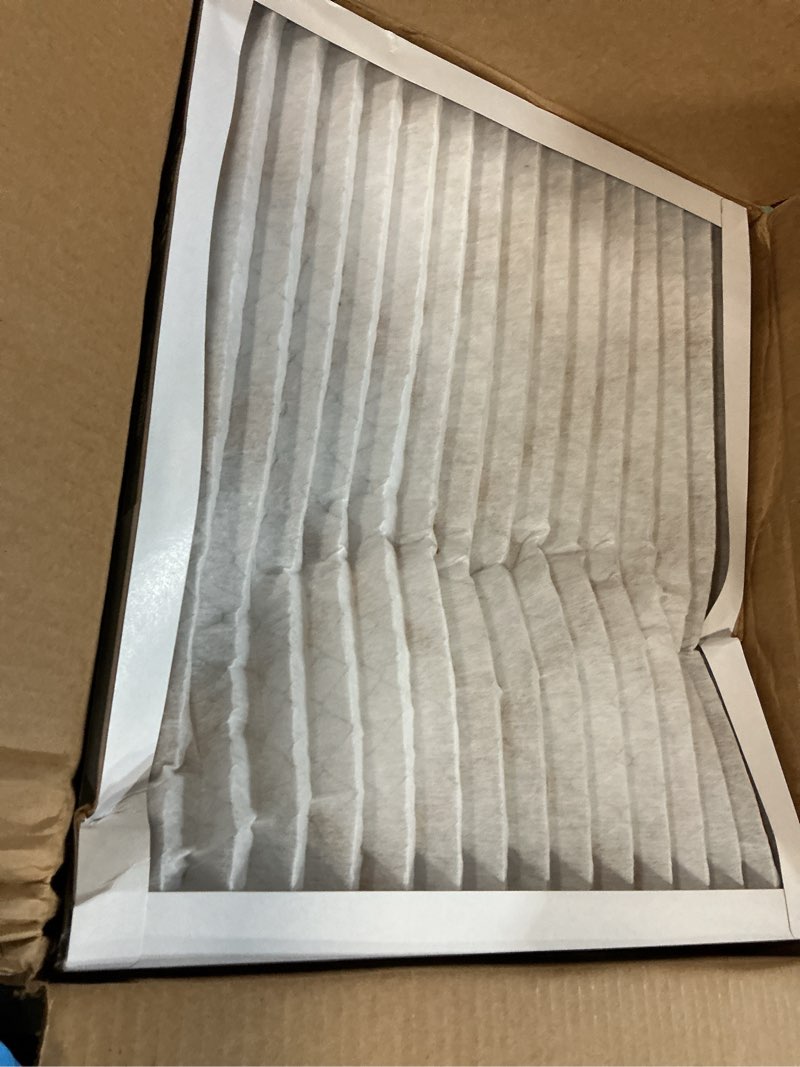 Condition photo showing Good Condition for amazon basics 16x20x1 air filter 6 pack, merv 8 ac furnace filters (actual size: 15.75" x 19.75" x 0.75") 16x20x1 merv 8