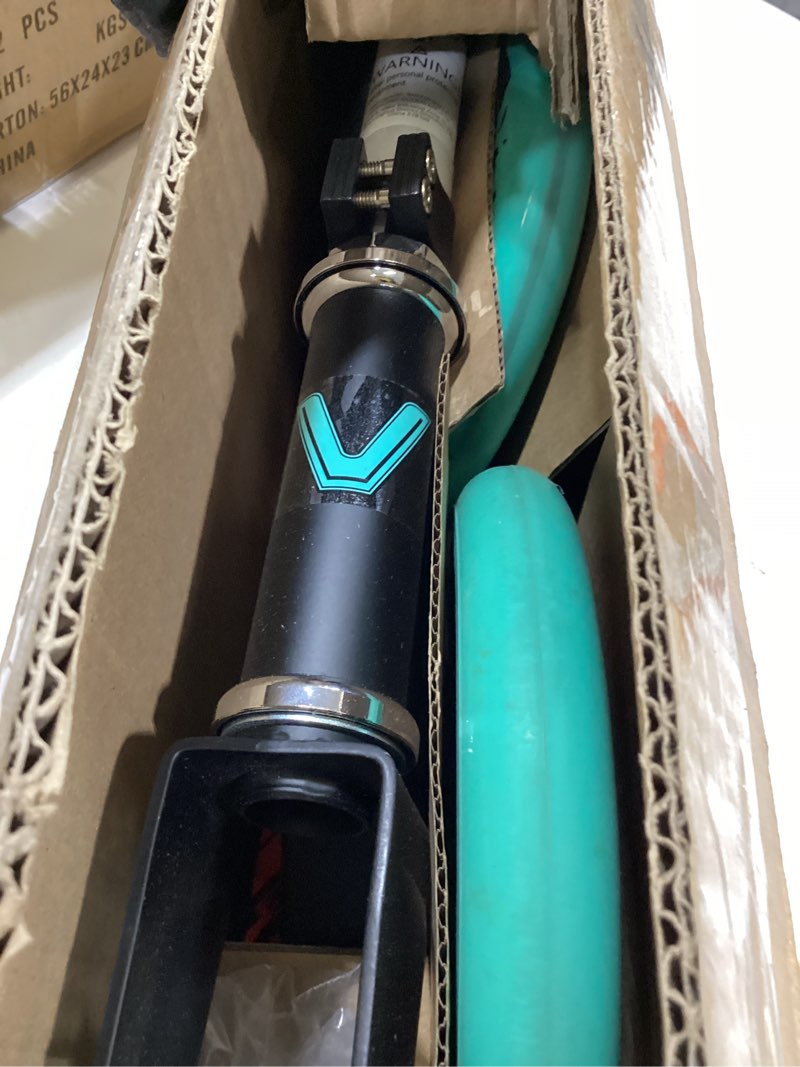 Condition photo showing Good Condition for scooter for kids 6–12 & adults, max load 240 lbs, adjustable height,lightweight 2-wheel, foldable kids scooter with big wheels blue&black