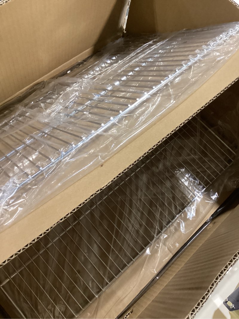 Condition photo showing Good Condition for jerky racks for barrel style pellet grills, 21"w×17.2"l, 3 tiered foldable sliding 830 in² cooking space expansion grate accessory for pit boss, traeger, z grill, green mountain and more smoker grills