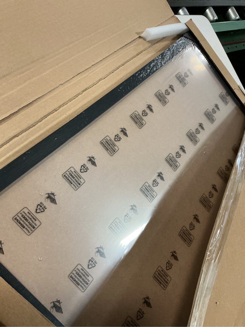 Condition photo showing Good Condition for Matte Black 14x24 Frame - Single Frame, 14 x 24 Poster Frame for Artwork, Puzzles, Photos and Movie Posters Picture Frames, Perfect Christmas Frame 14" x 24"