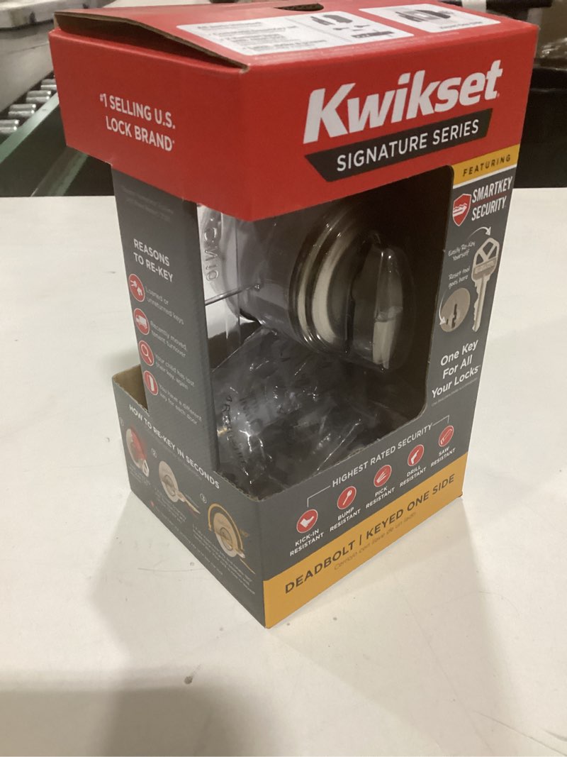 Condition photo showing Good Condition for Kwikset 980 Sgl Cyl Deadbolt in SN