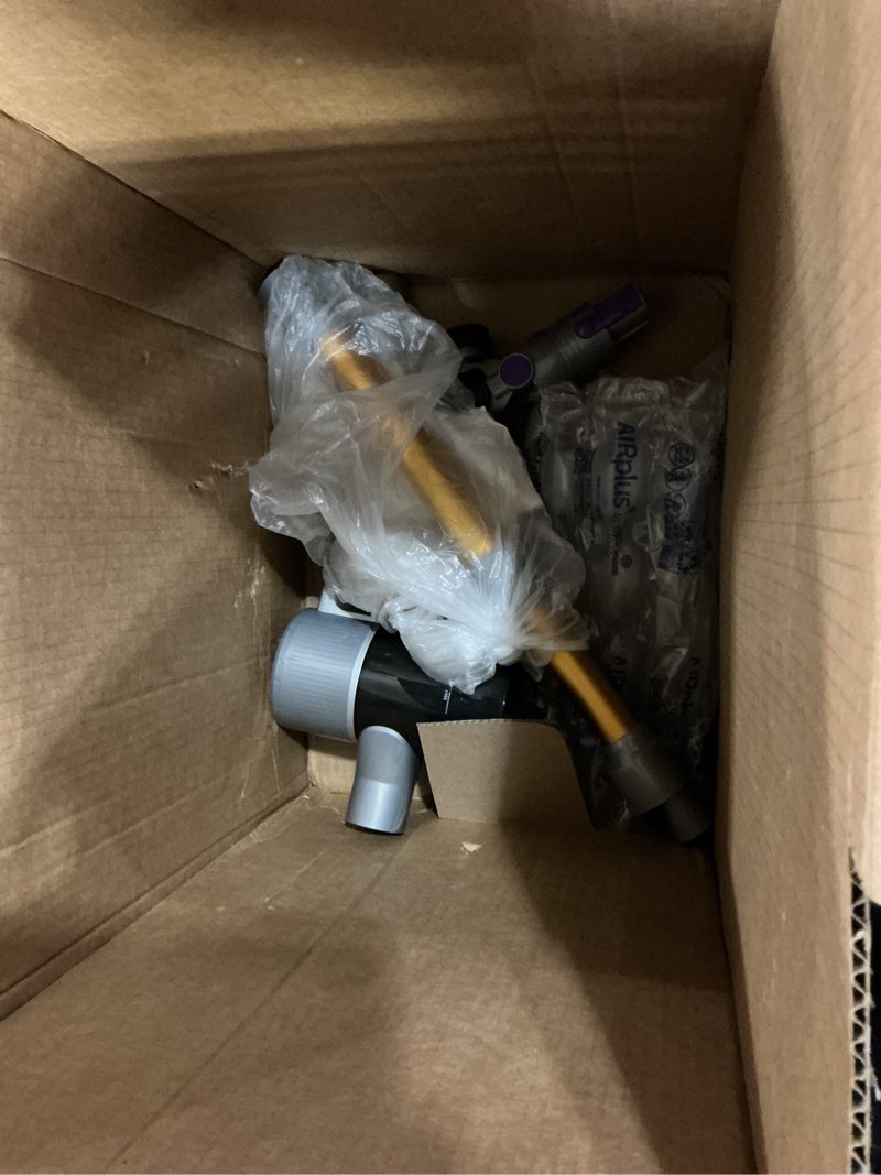 Condition photo showing As Is for newbulig cordless vacuum cleaner, lightweight stick vacuum for home with anti-tangle and led lights,