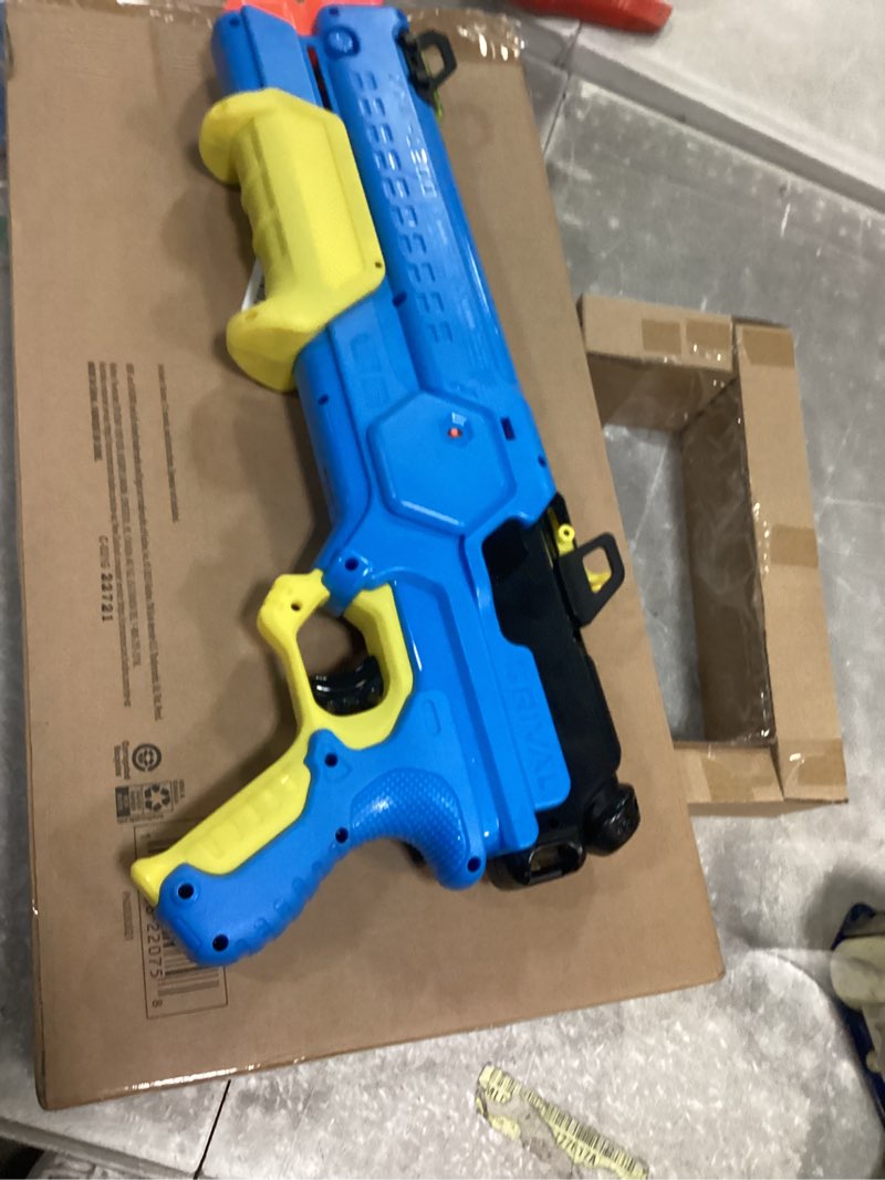 Condition photo showing As Is for Nerf Rival Forerunner XXIII-1200 Blaster, 12 Round Capacity, Adjustable Sight