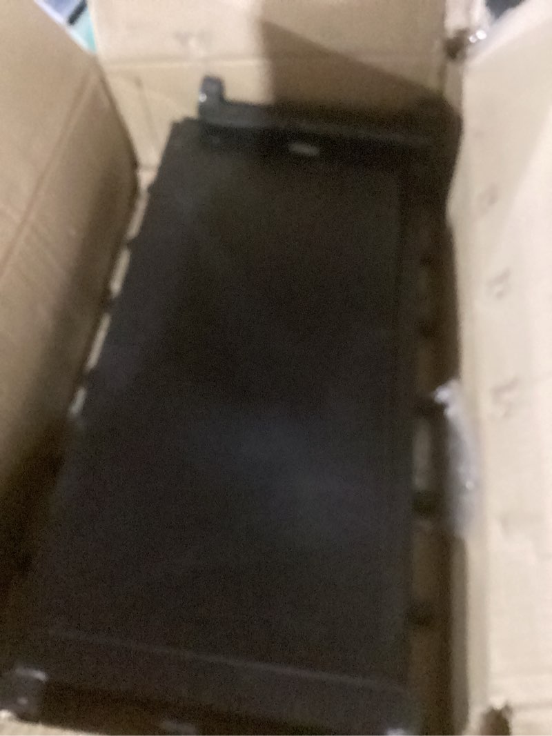 Condition photo showing New/Like New for fireplace grate 24 inch- wood stove fireplace log grates with ember & ash trays pan, heavy duty wrought cast iron rack holder pit for indoor outdoor chimney hearth