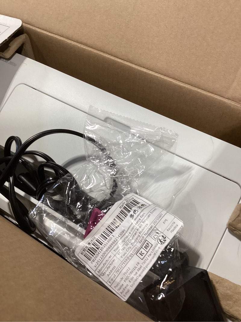 Condition photo showing New/Like New for hp deskjet 2855e wireless all-in-one color inkjet printer, scanner, copier, best-for-home, 3 month instant ink trial included. this printer is only 2.4 ghz capable. (588s5a)