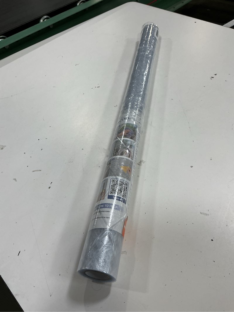 Condition photo showing As Is for haton window privacy film decorative frosted glass window film, sun blocking stained glass clings, static cling removable stickers for home door coverings, lattice pattern 23.6" x 157.4" 23.6" x 157.4" clear