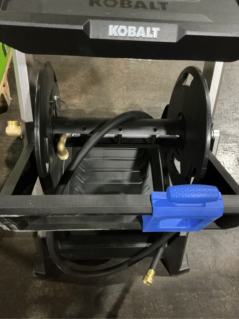 Condition photo showing Good Condition for kobalt aluminum 200-ft cart hose reel