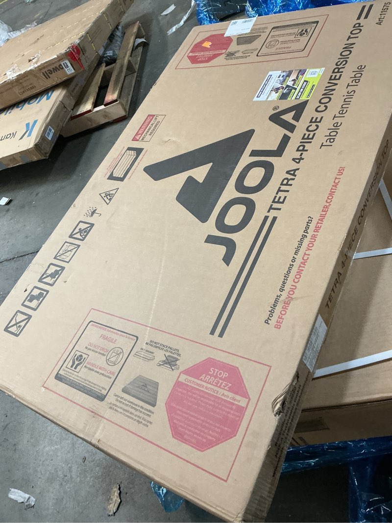 Condition photo showing New/Like New for JOOLA Tetra-4 Piece Ping Pong Table Top