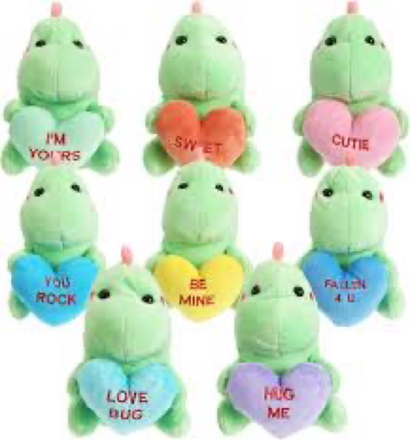 Hanaive 8 Pcs Valentines Day Stu ... Girls Boys Girlfriend (Dinosaur)