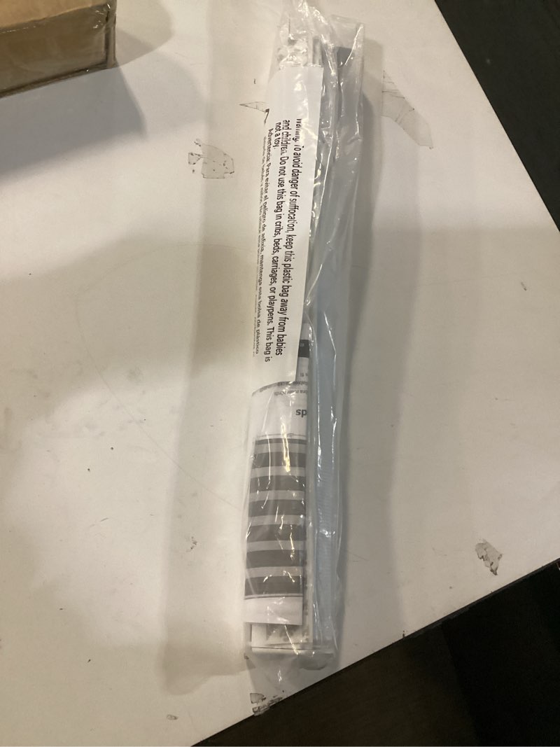Condition photo showing New/Like New for LazBlinds No Tools No Drill Cordless Zebra Blinds for Windows, Dual Layer Light Control for Day and Night, Light Filtering Privacy Roller Blinds and Shades for Home, 20" W x 72" H, White White 19.88"W x 72"H