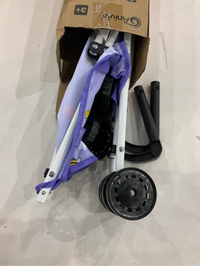 Condition photo showing New/Like New for Anivia Stroller Toy Collection Doll Stroller Baby Doll Accessories for Toddlers 1-3Heart Design Gifts for Toddlers and Girls Toy Stroller DB102pur