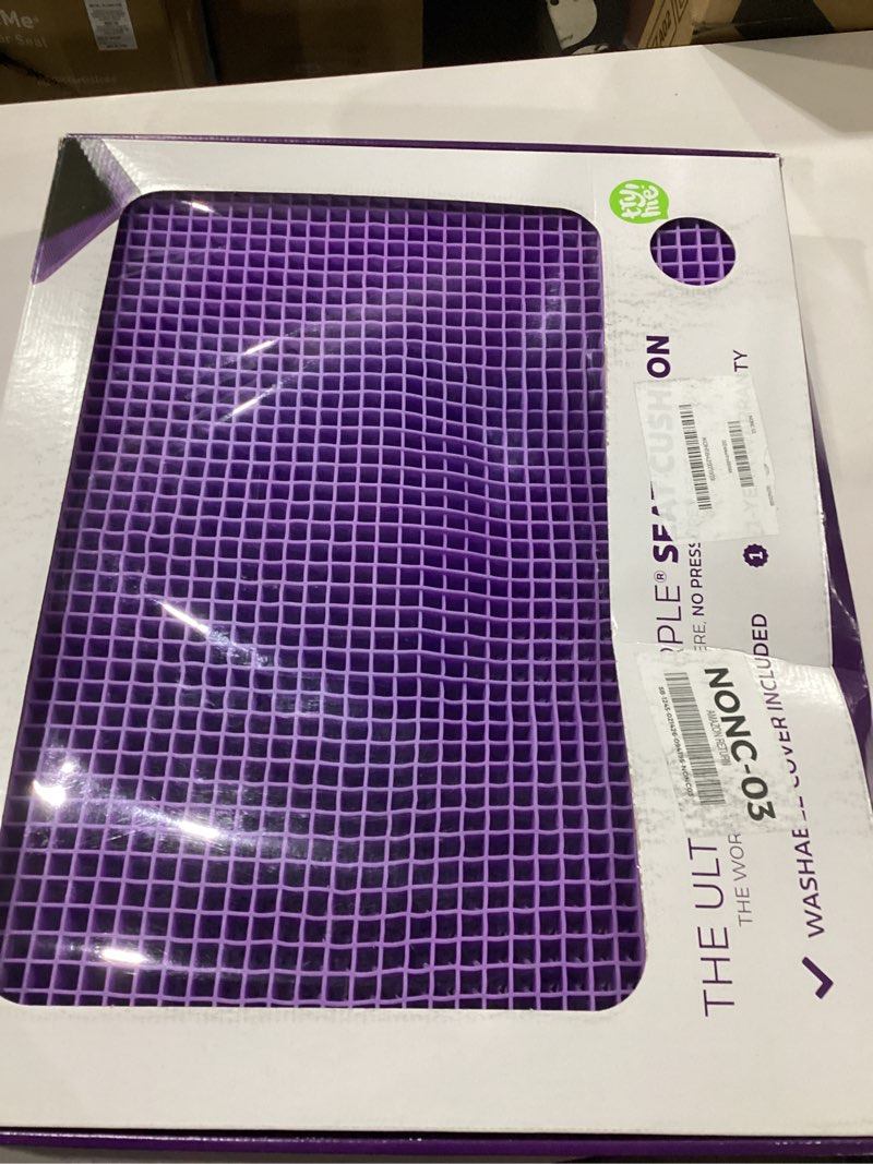 Condition photo showing New/Like New for Purple Ultimate Seat Cushion | Pressure Reducing Grid Designed for Ultimate Comfort | Designed for Gaming | Made in the USA
