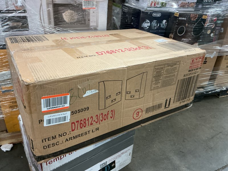 Condition photo showing As Is for (Incomplete) Sectional Sleeper Sofa with Pull Out Bed, L Shape Convertible Couch with Storage Chaise, Comfy Sleeper Couch, 2 in 1 Pull Out Sofa Bed with 5 Seats, for Living Room, Apartment, Black Gray