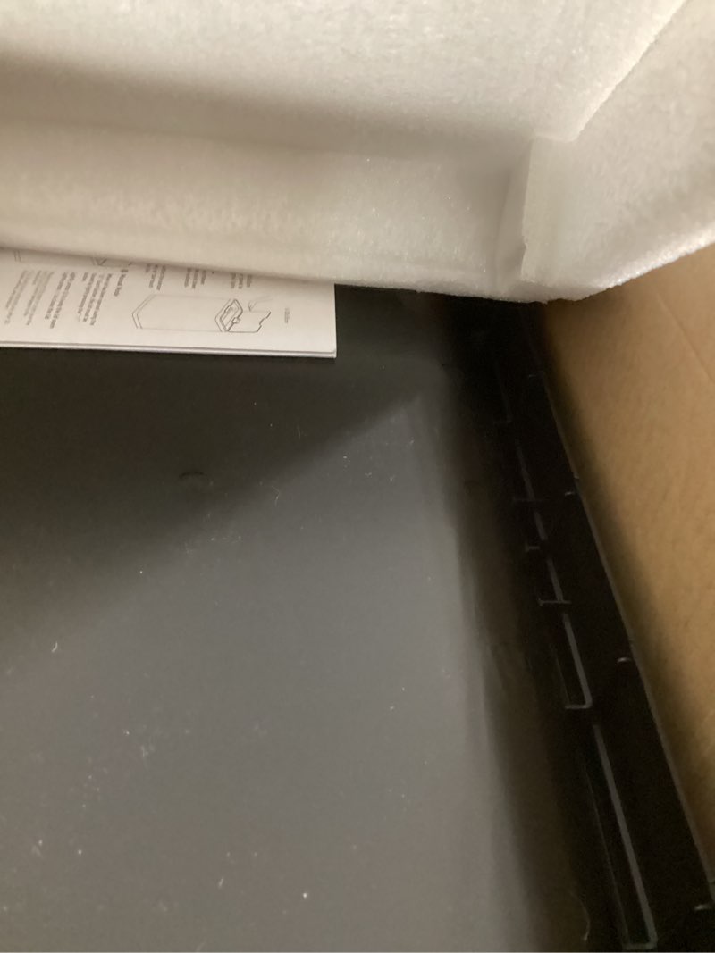 Condition photo showing New/Like New for EKO Mirage-T 50 Liter / 13.2 Gallon Touchless Rectangular Motion Sensor Trash Can, Brushed Stainless Steel Finish