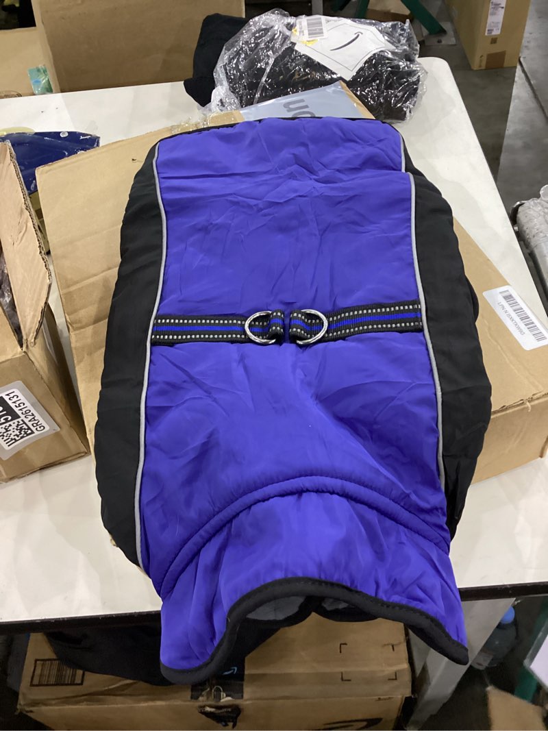 Dog Coat, Water-Resistant Dog Clothes, Warm Fleece Lining Dogs Coats, Winter Windproof Dogs Jackets 