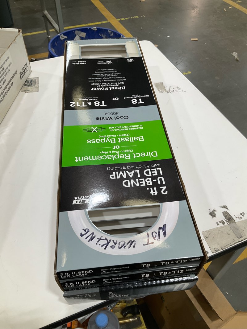 6in LED U-bend linear lamps direct replacement 