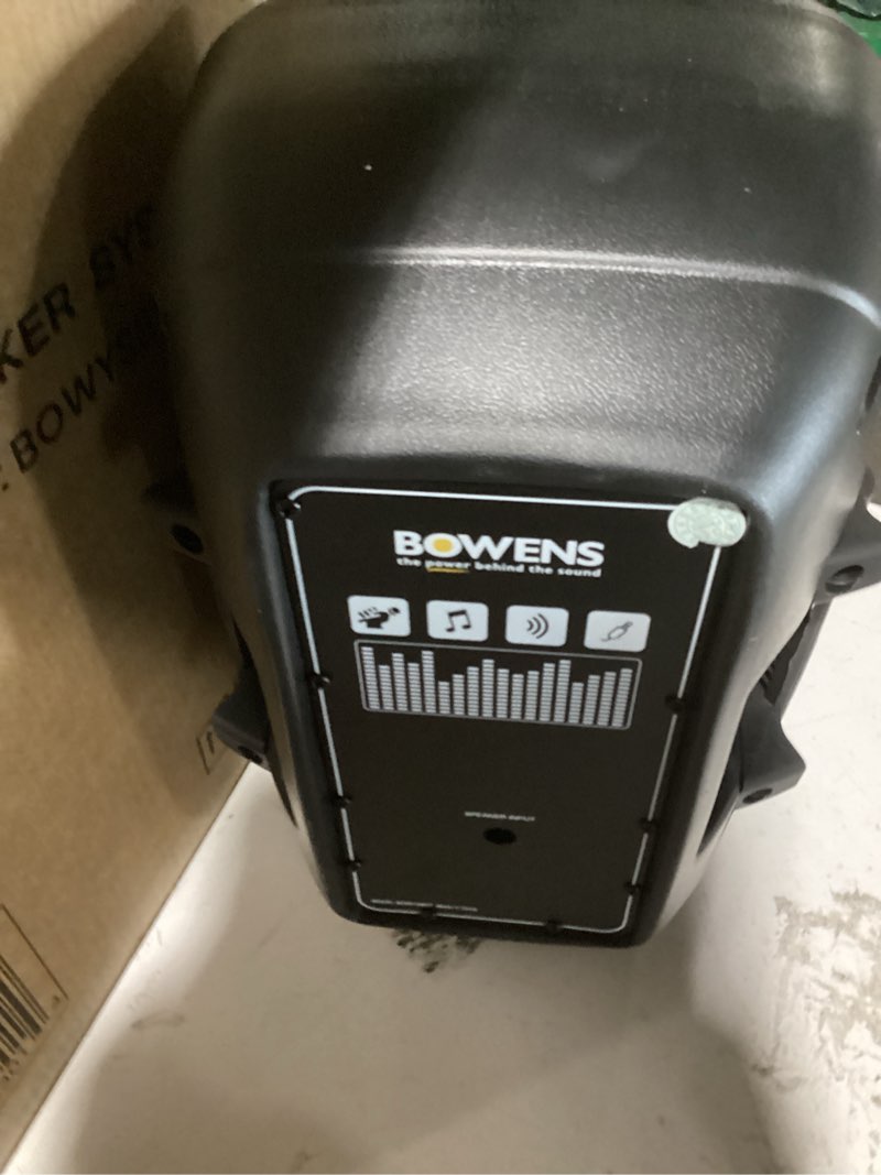 Condition photo showing Good Condition for bowens 8-inch bluetooth pa speaker set – portable speakers bluetooth wireless microphone with stands and cable – party speaker & dj speakers outdoor sound system, pa system set for events, karaoke